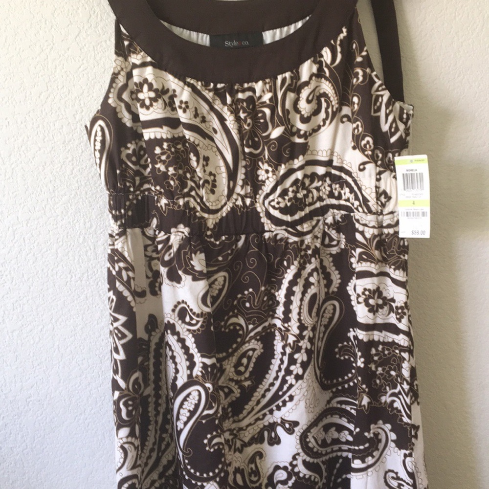NWT cotton dress size 4 by Style Co.